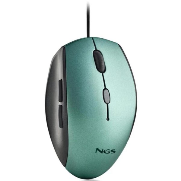 *Raton ngs wired ergo silent mouse azul