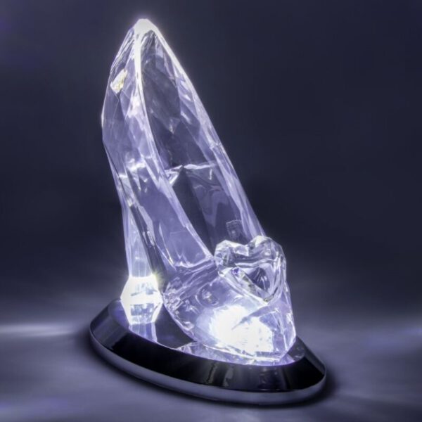 *Lámpara 3d paladone cenicienta zapato de cristal