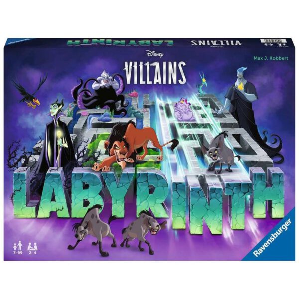 *Juego de mesa ravensburger labyrinth disney villains
