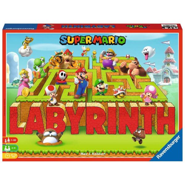 *Juego de mesa ravensburger labyrinth super mario