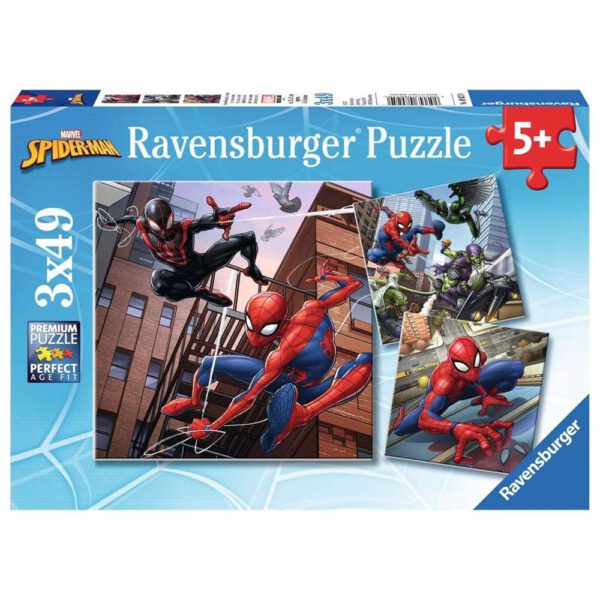 *Puzzle ravensburger spiderman 3x49