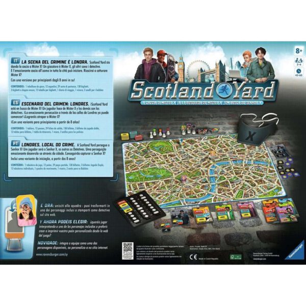 *Juego de mesa ravensburger scotland yard refresh 40º