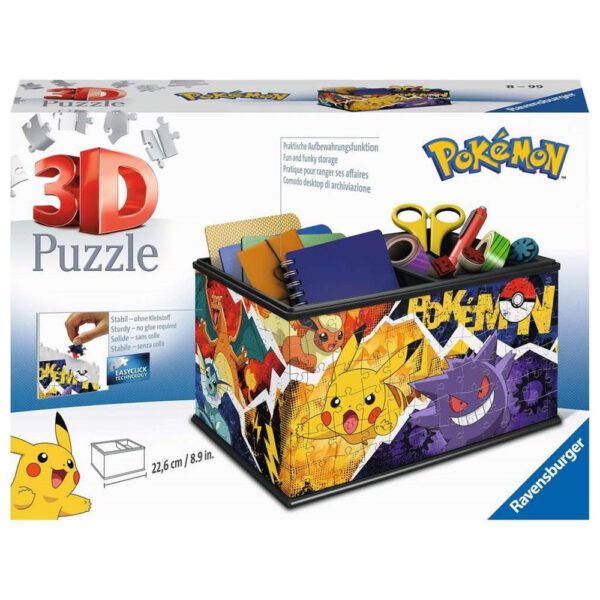 *Puzzle 3d ravensburger storage box -  pokemon