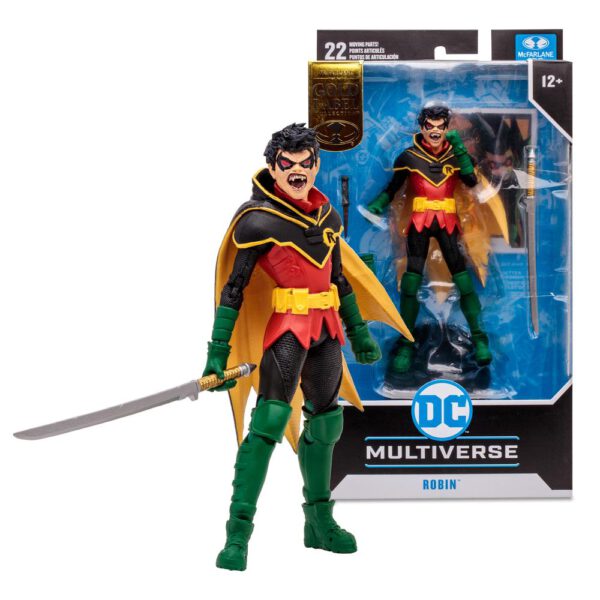 *Figura mcfarlane dc multiverse damian wayne robin 17cm