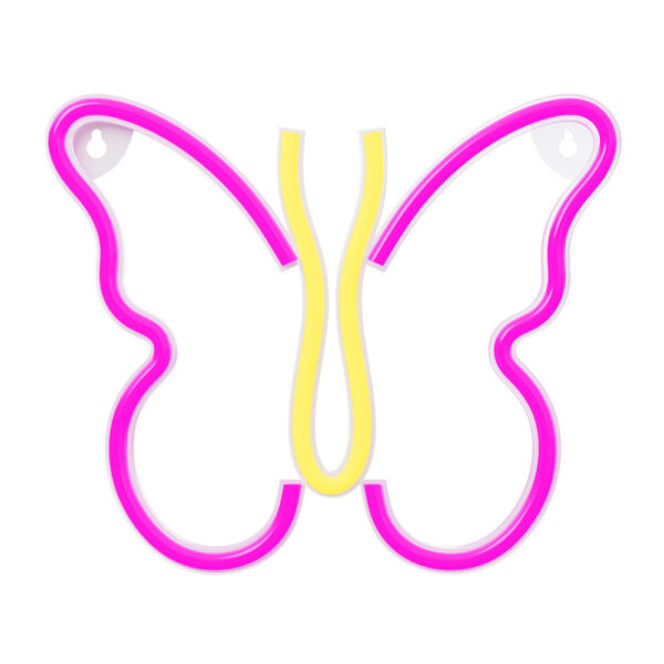 *Lampara forever neon led butterfly pink