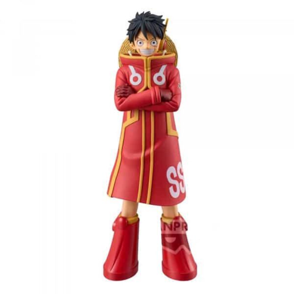 *Figura banpresto one piece dxf the grandline series egg head luffy 16cm
