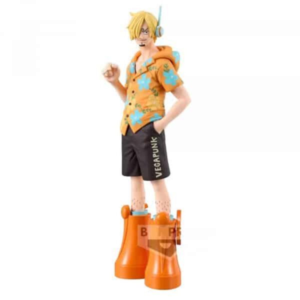 *Figura banpresto one piece dxf the grandline series egg head sanji 17cm