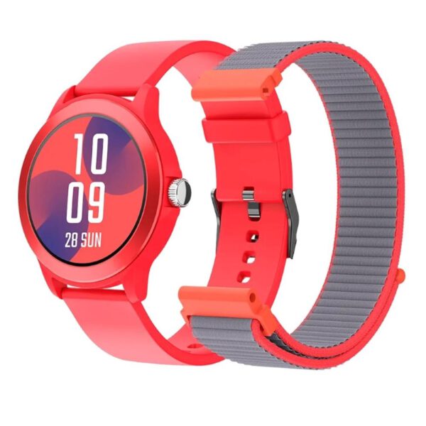 *Smartwatch spc smartee duo vivo 1.27 pulgadas rojo + correa