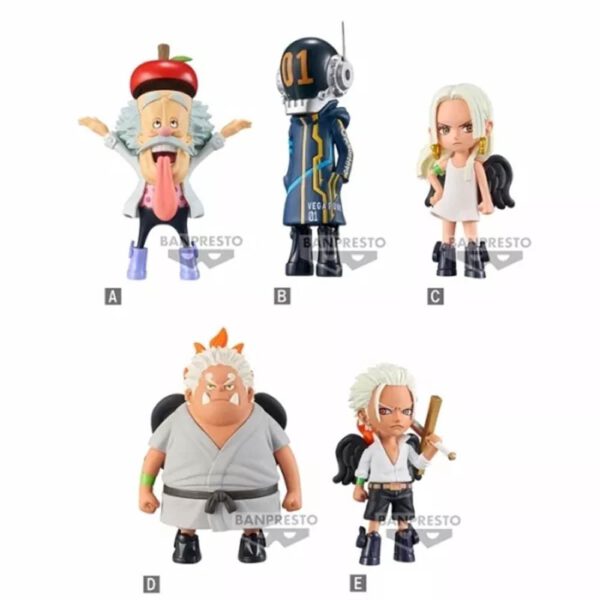 *Figura banpresto one piece world collectable egg head 4 1 de 7cm unidad aleatoria