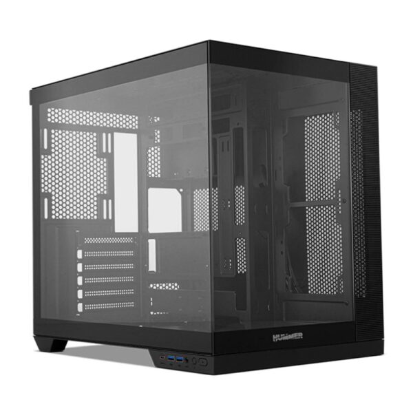 *Caja ordenador gaming hummer astra neo atx argb cristal templado negro
