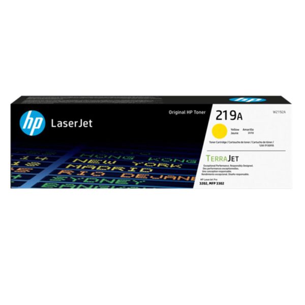 *Toner hp 219a yellow original laserjet cartridge