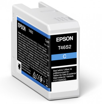 *Cartucho tinta epson cyan t46s2 ultrachrome pro 10 ink 25ml sc - p700
