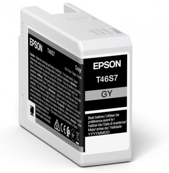 *Epson  singlepack gray t46s7 ultrachrome pro 10 ink 25ml sc - p700