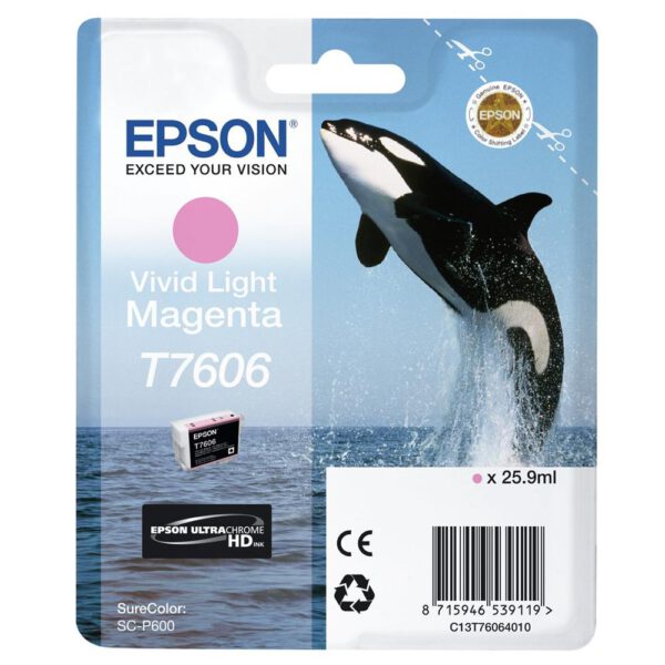 *Cartucho tinta epson surecolor sc - p600 magenta claro
