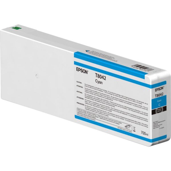 *Cartucho tinta epson t55x200 ultrachrome hdx - hd cyan 700ml