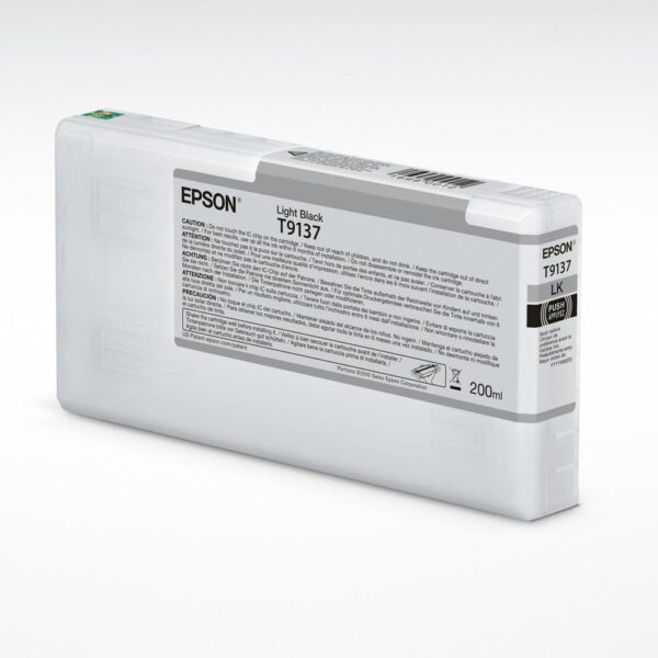 *Cartucho tinta epson t9137 light black 200ml