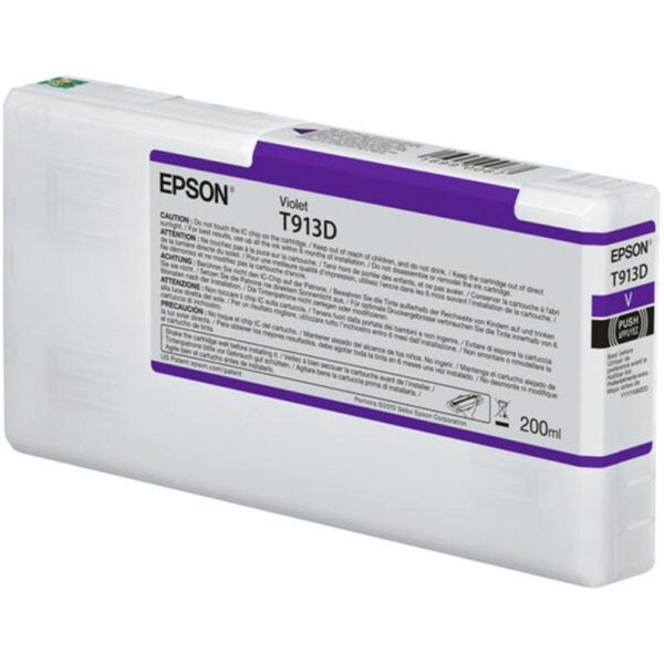 *Cartucho tinta epson t913d violeta 200ml