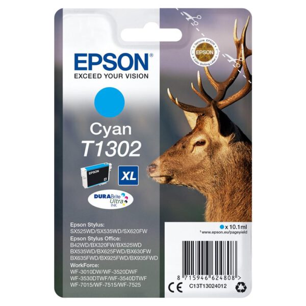 *Cartucho tinta epson stylus office bx320fw cian