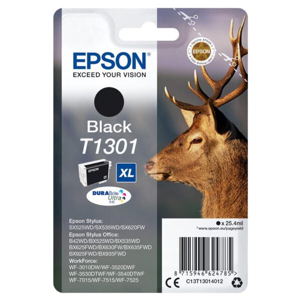 *Cartucho tinta epson stylus sx525wd - 620fw -  office b42wd -  525wd - 625fwd - 925fwd negro