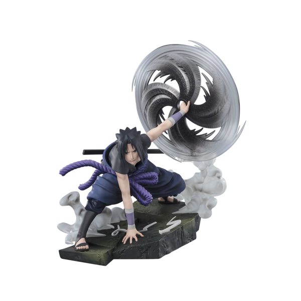 *Figura tamashii nations figuarts zero extra battle naruto sasuke uchiha the light & dark of the mangekyo sharingan