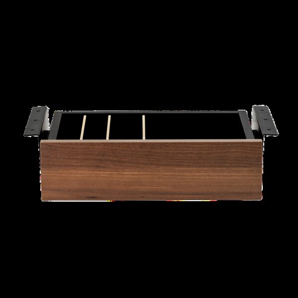 *Cajon phoenix para escritorio artisan combinación negro y madera nogal