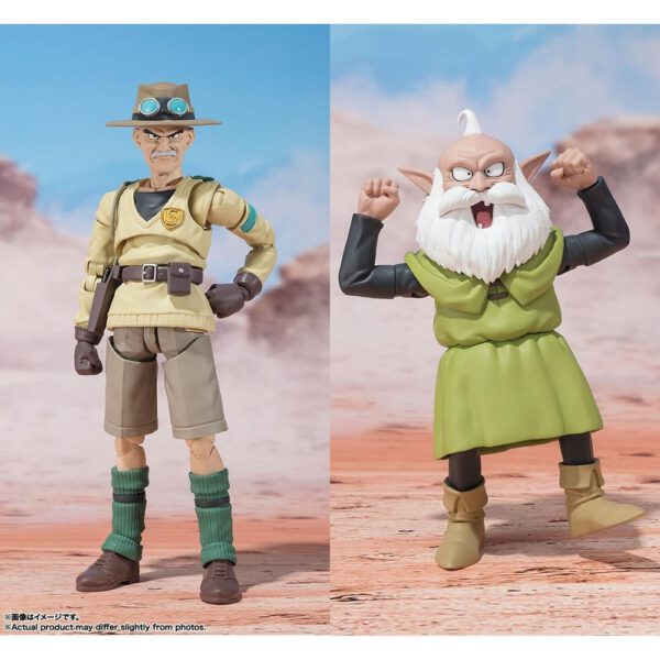 *Pack 2 figuras tamashii nations sand land sh figuarts rao & thief 15 & 11cm