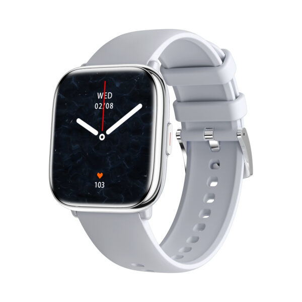 *Reloj smartwatch myphone pastel silver gray