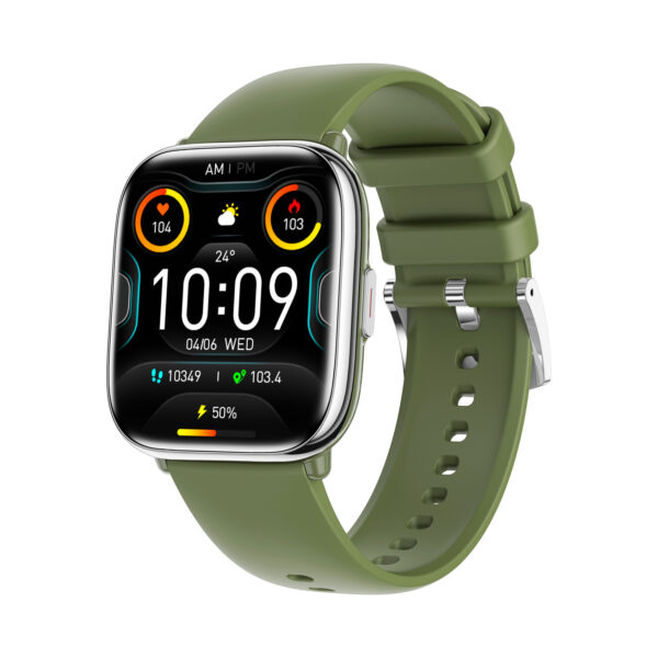 *Reloj smartwatch myphone pastel silver green