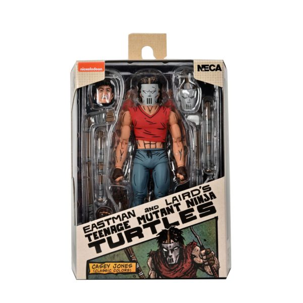 *Figura neca tortugas ninja (mirage comics) casey jones camiseta roja