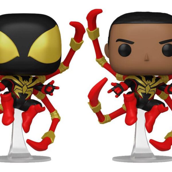 *Funko pop marvel spider - man comics miles morales iron spider w - chase aleatorio