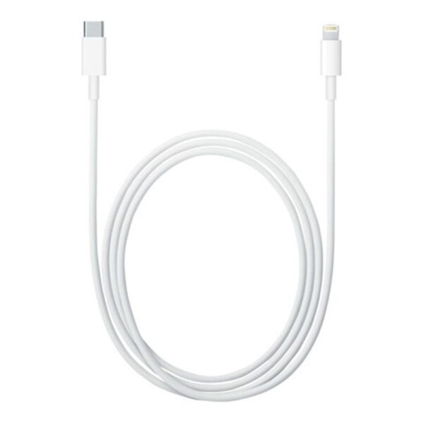*Cable lightning a usb tipo c apple 1m -  macho - macho -  blanco