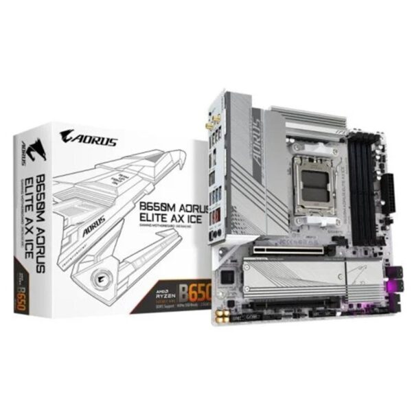 *Placa base gigabyte b650m a elite ax ice am5 atx 4xddr5