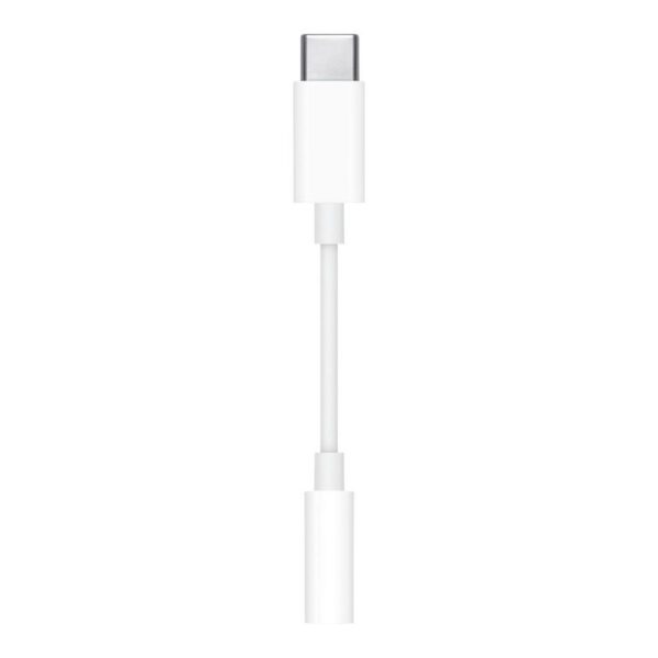 *Cable usb tipo c a jack 3.5mm apple macho - hembra blanco