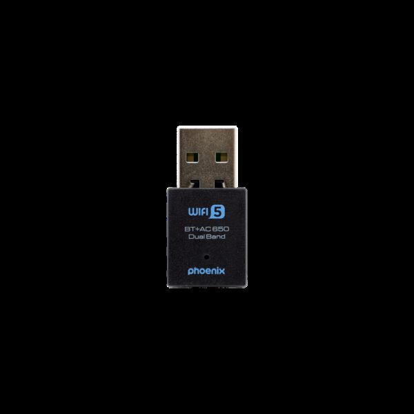 *Nano adaptador phoenix receptor de red wifi bluetooth 2 en 1 650mbps dual band