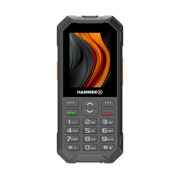 *Telefono movil rugerizado hammer 6 2.4 pulgadas - 4g - negro