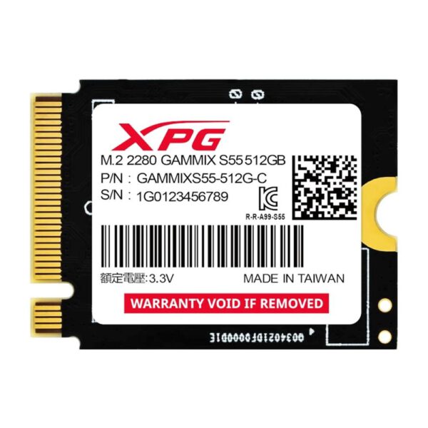 *Disco duro interno solido ssd adata xpg gammix s55 512gb m.2 2230