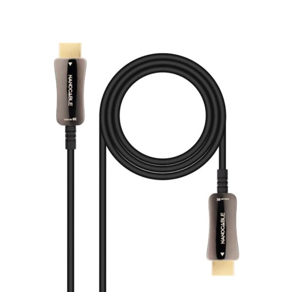 *Cable hdmi 8k nanocable 10m -  macho - macho fibra optica
