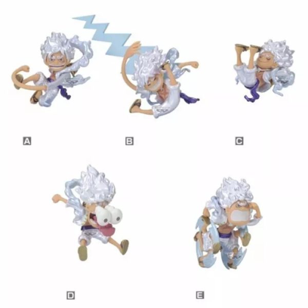 *Figura banpresto one piece world collectable figure monkey d.luffy gear 5 special metallic color ver.