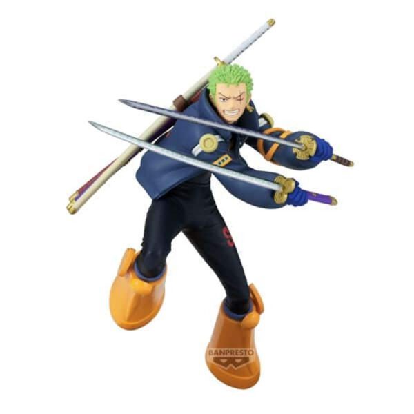 *Figura banpresto one piece battle record collection roronoa zoro 16cm