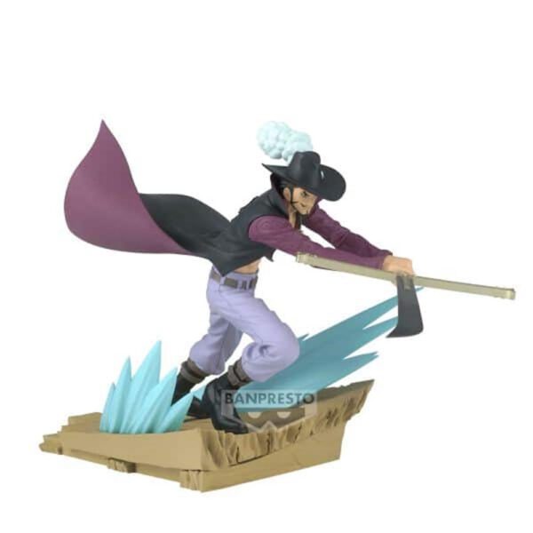 *Figura banpresto one piece senkozekkei dracule mihawk 12cm