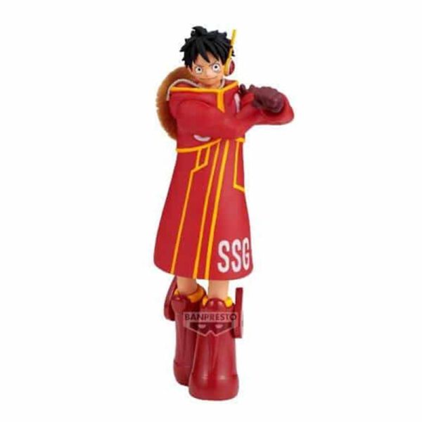 *Figura banpresto one piece the shukko monkey d. luffy ver. egghead 14cm