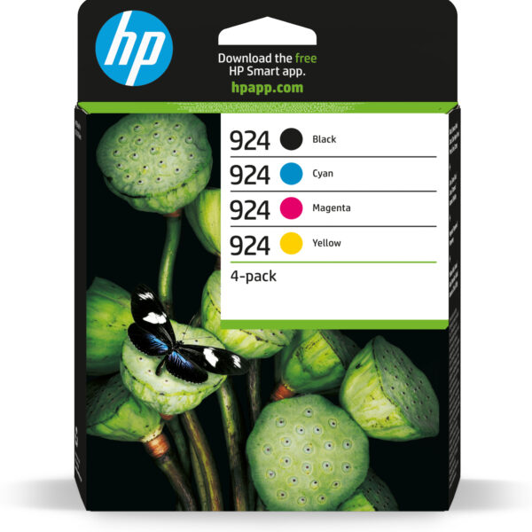 *Pack cartucho hp 924 4 colores cmyk