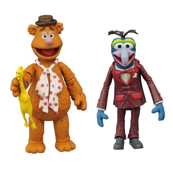 *Set de 2 figuras diamond select toys the muppets los teleñecos gonzo and fozzie