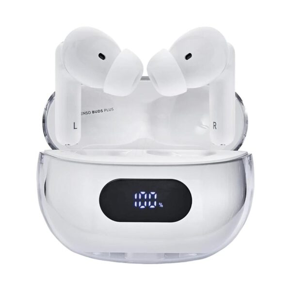 *Auriculares bluetooth intenso buds plus tws anc+enc blanco
