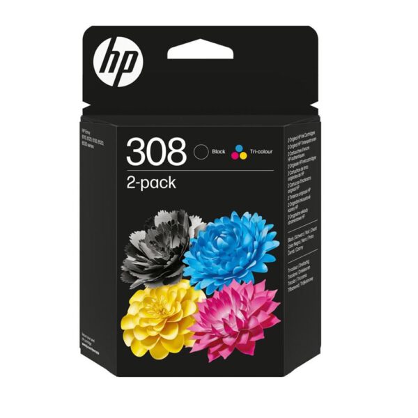 *Pack cartuchos tinta hp 308 negra - tricolor