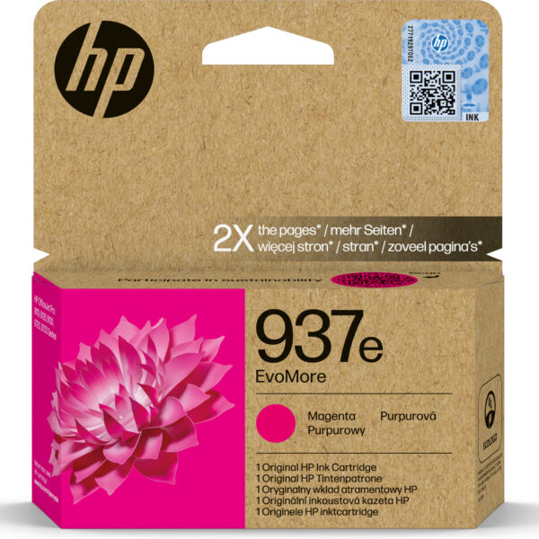 *Cartucho tinta hp 937e magenta officejet pro 9110b - 9120