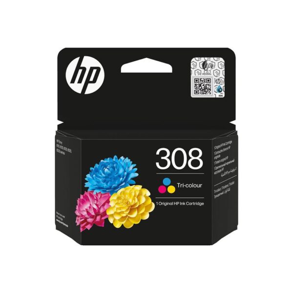 *Hp cartucho 308 color cian - magenta y amarillo 120 p