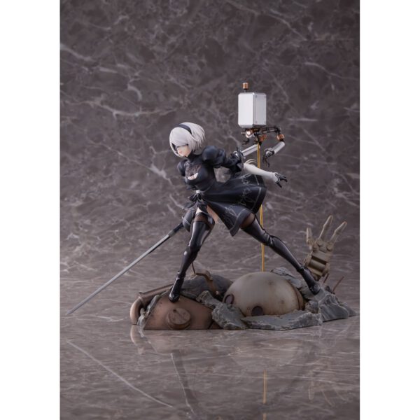 *Figura aniplex 2b deluxe edition statue 20 cm nier automata ver.1.1a 1 - 7 scale