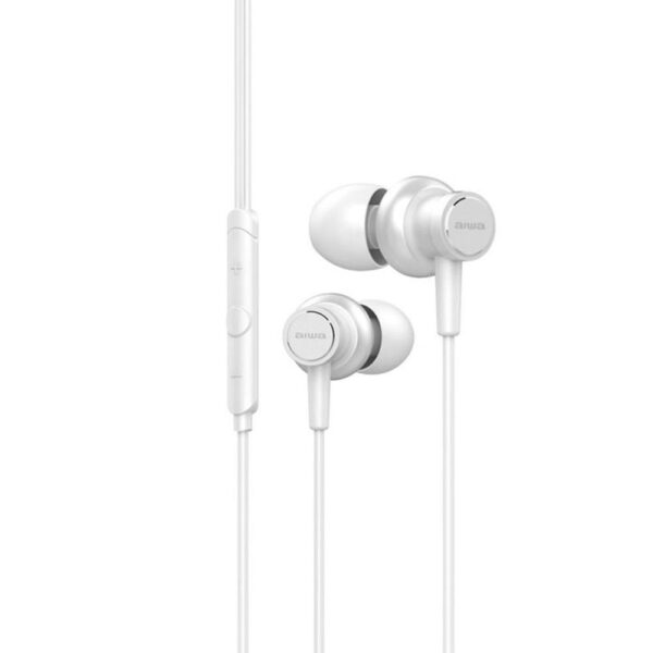 *Auriculares aiwa estm - 500wt jack 3.5mm blanco