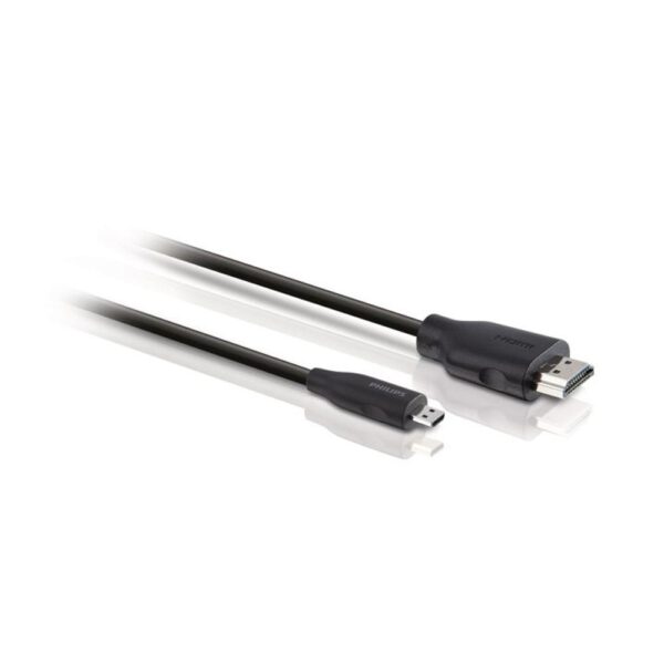 *Cable micro hdmi philips 1.5m -  macho - macho -  negro